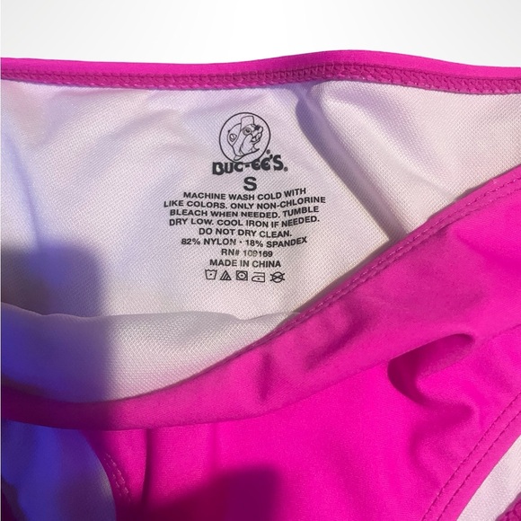 Bucees pink bikini swimsuit. Top size medium. Bottom size small - Picture 4 of 5